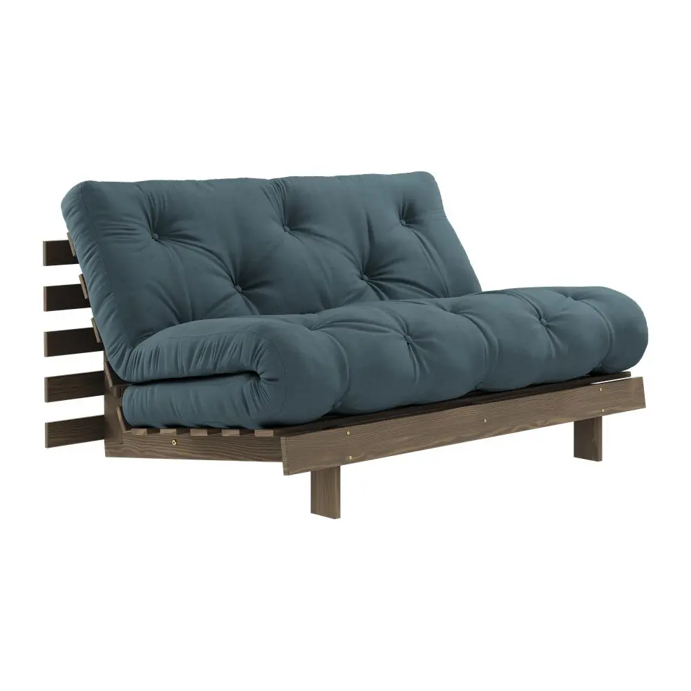 Canapea albastru petrol extensibilă 140 cm Roots – Karup Design