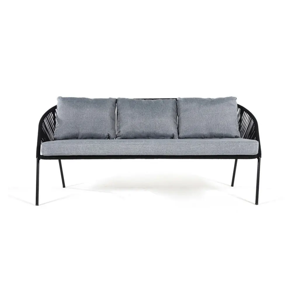 Canapea de grădină cu 3 locuri Bonami Selection North, negru