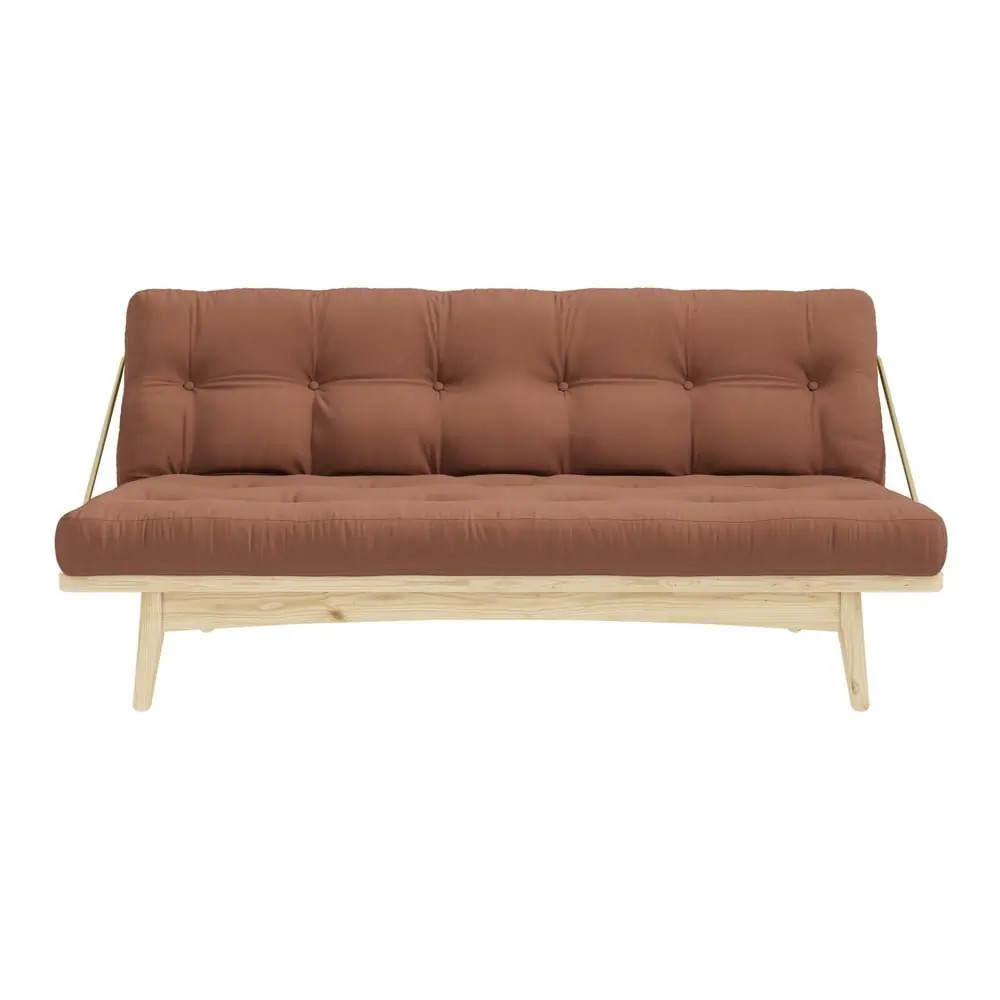 Canapea variabilă Karup Design Folk Clear/Clay Brown