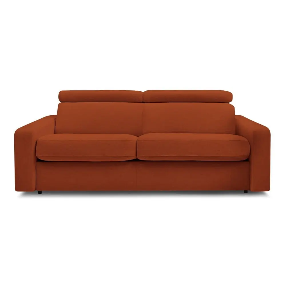 Canapea cărămizie extensibilă 195 cm Monaco – Bobochic Paris