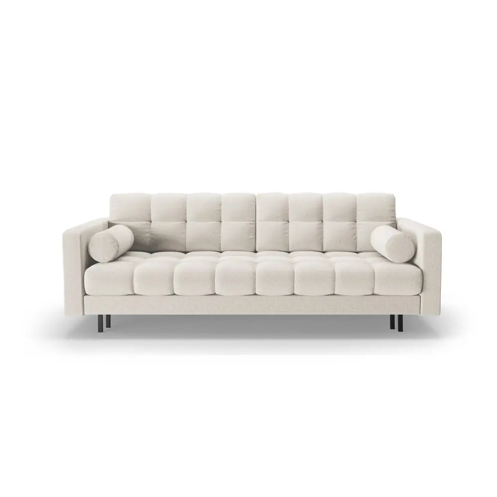 Canapea crem extensibilă, cu spațiu de depozitare 222 cm Bali – Cosmopolitan Design