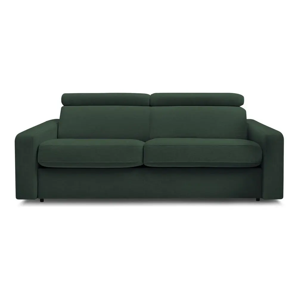 Canapea verde-închis extensibilă 195 cm Monaco – Bobochic Paris