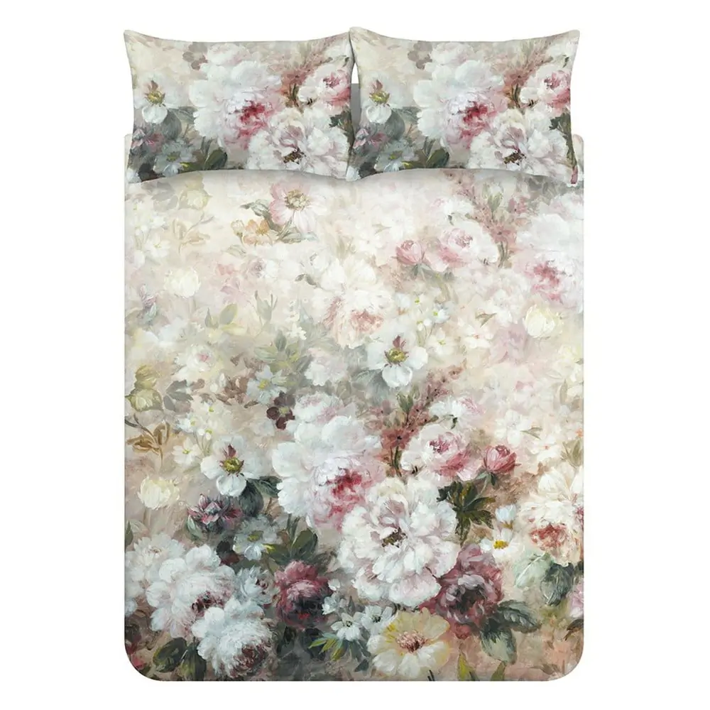 Lenjerie de pat din bumbac pentru pat de o persoană 135x200 cm Rose Bloom – RHS