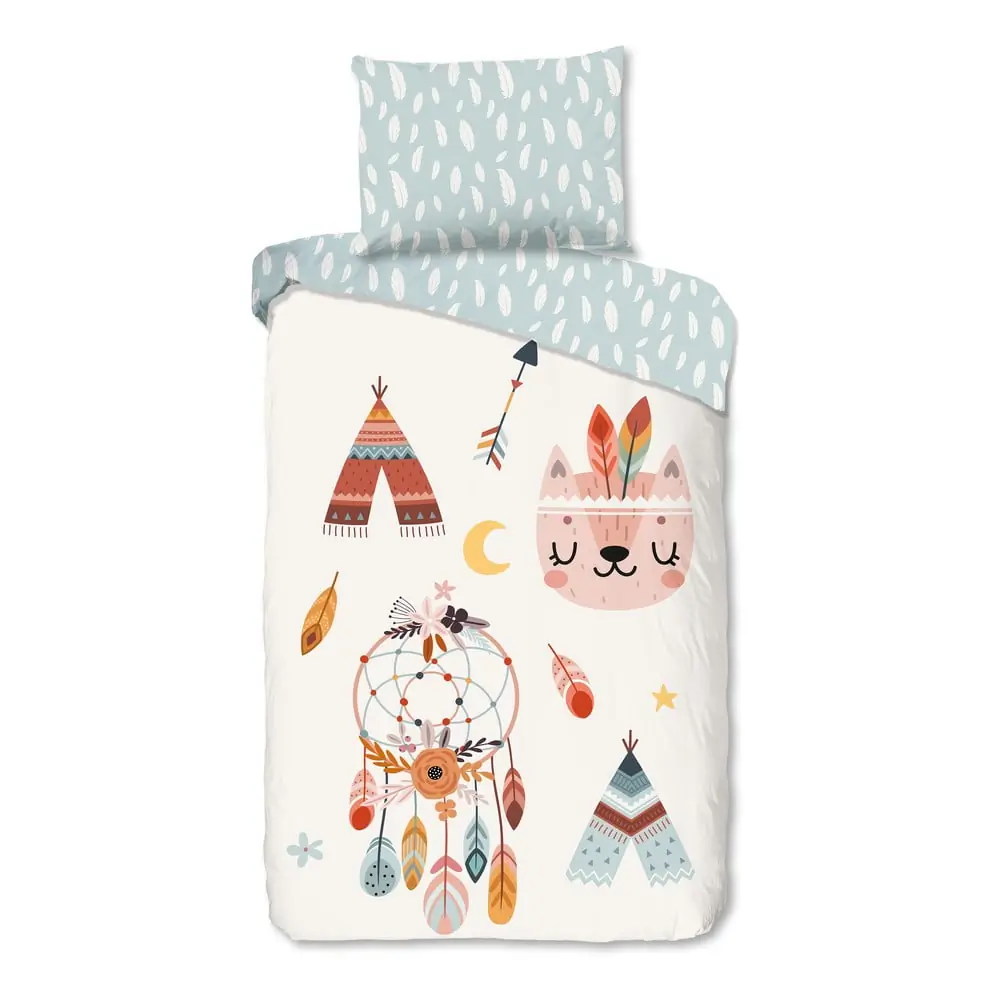 Lenjerie de pat pentru copii din flanelă pentru pat de o persoană 140x200 cm Dreamy – Good Morning