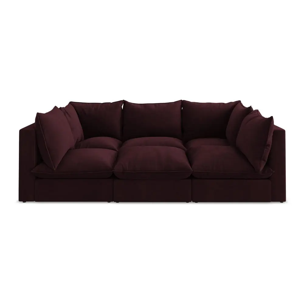 Canapea burgundy 255 cm Manao – Makamii