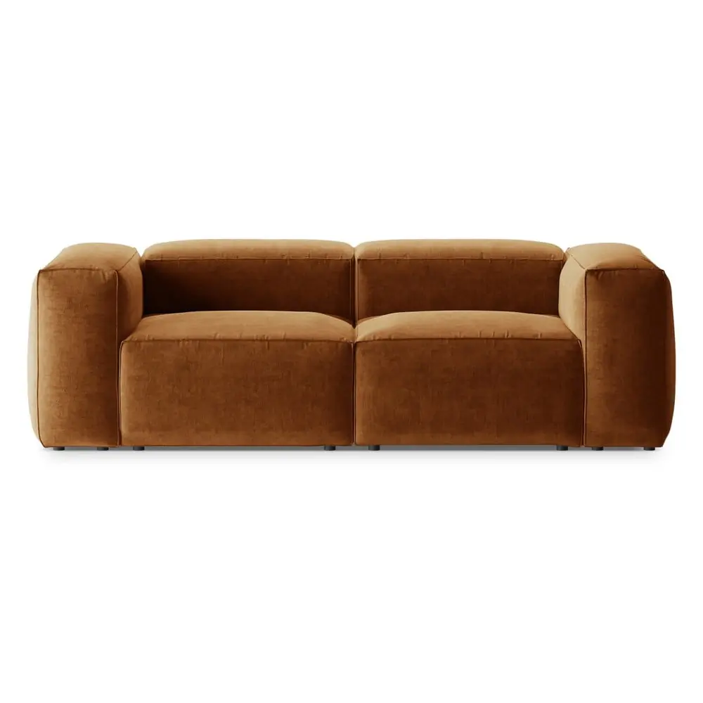 Canapea cărămizie 224 cm Bergamo – Cosmopolitan Design