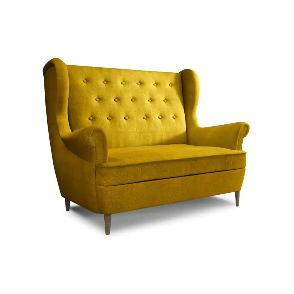 Canapea galbenă 150 cm Aros – ELTAP