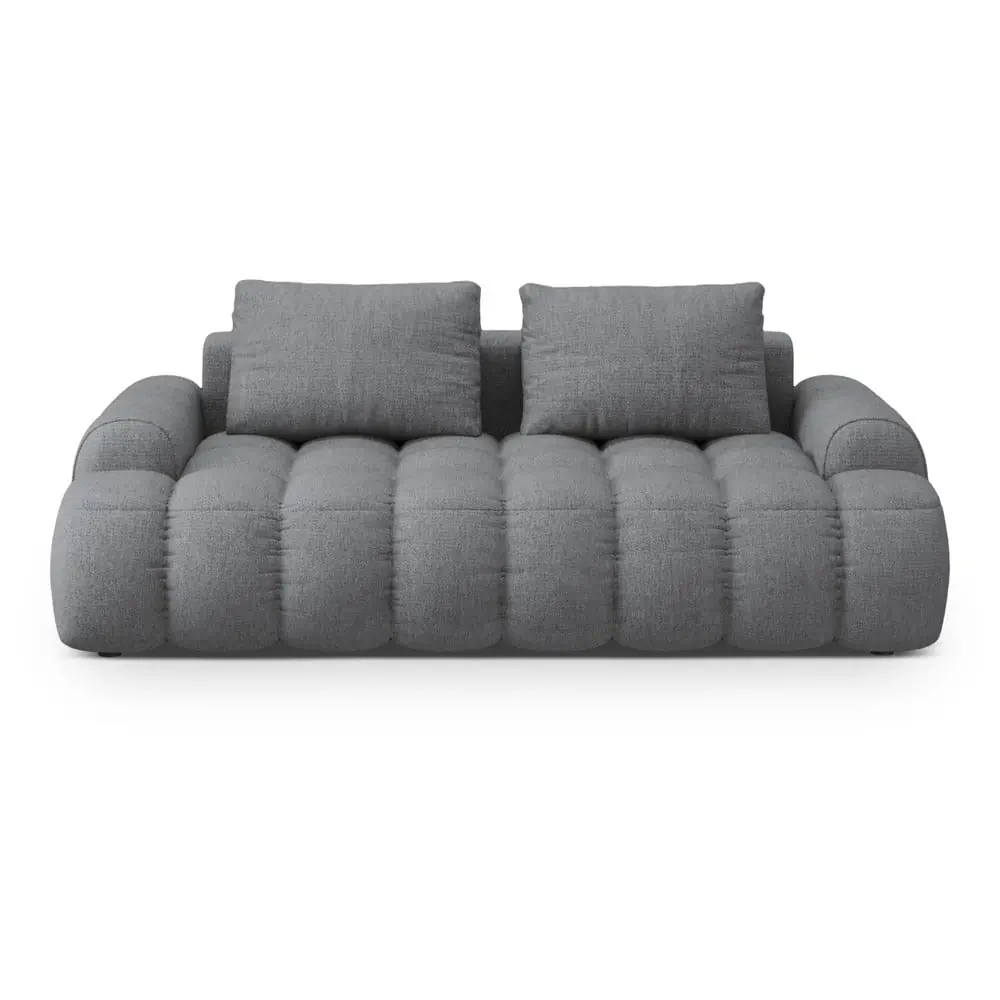 Canapea gri 200 cm Linz – Cosmopolitan Design