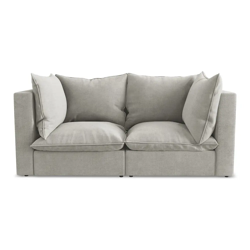 Canapea gri deschis 180 cm Manao – Makamii