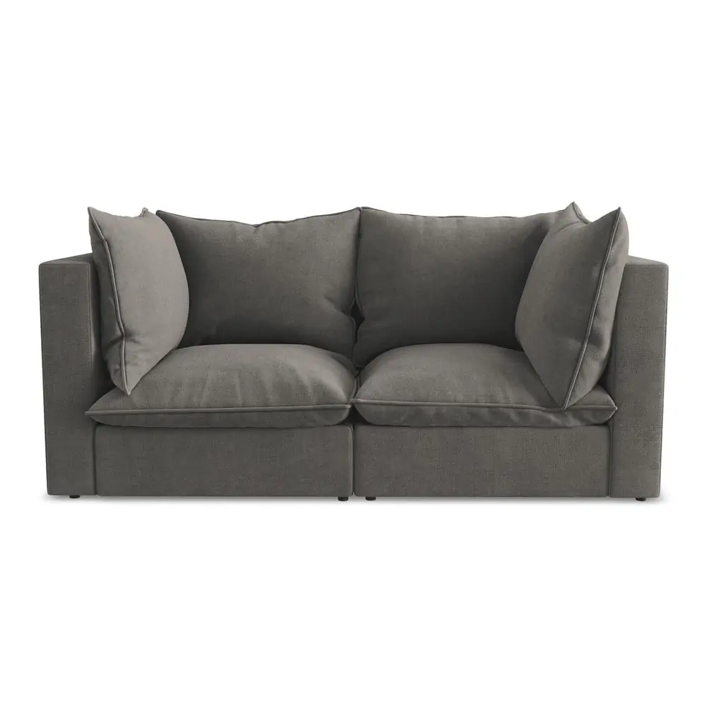 Canapea gri închis 180 cm Manao – Makamii