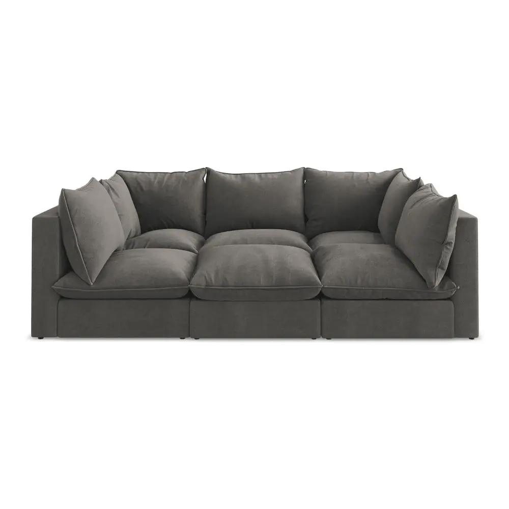 Canapea gri închis 255 cm Manao – Makamii