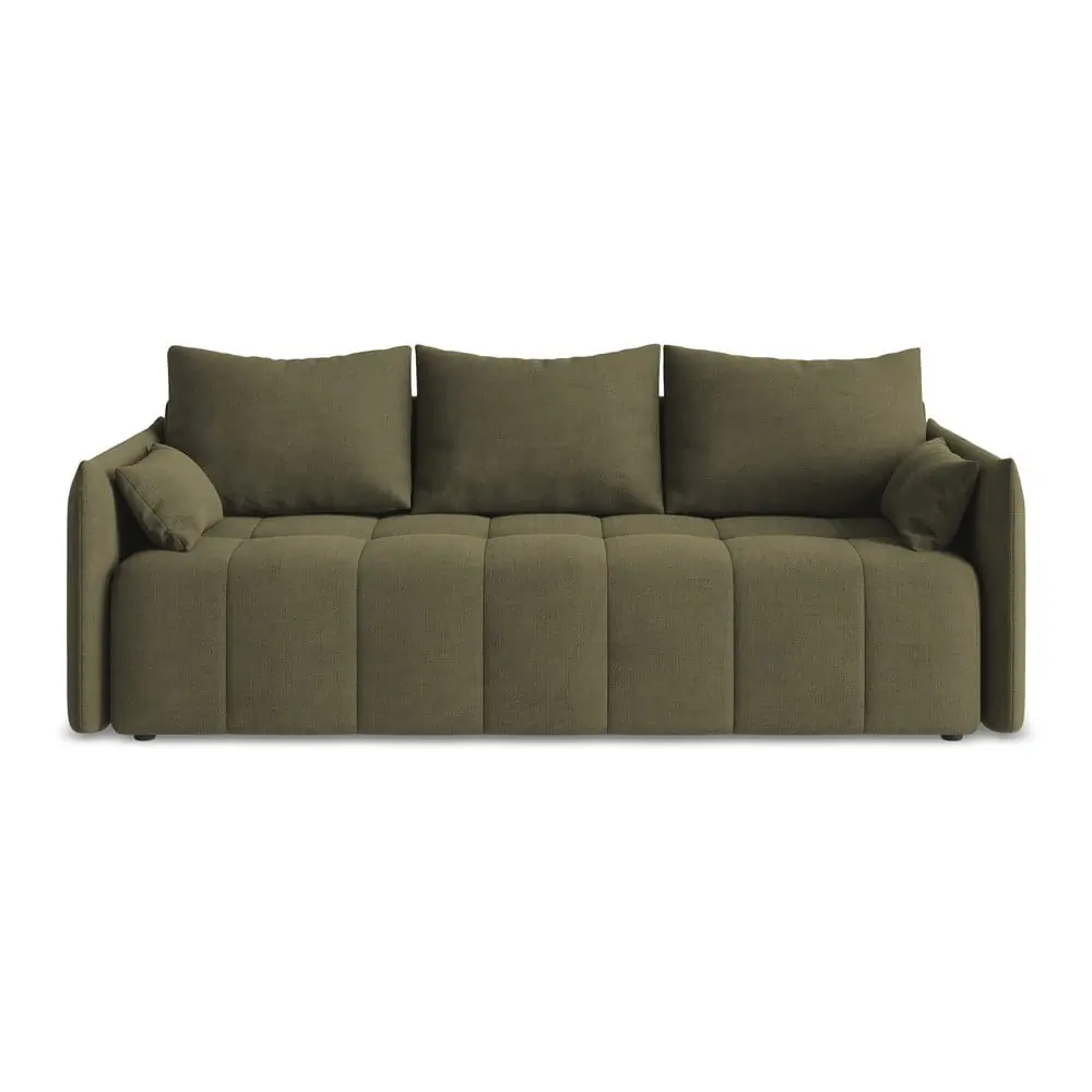 Canapea kaki extensibilă/cu spațiu de depozitare 225 cm Moku – Makamii