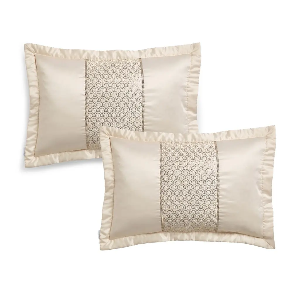 Fețe de pernă 2 buc. din microsatin 50x75 cm Deco Sequin – Catherine Lansfield
