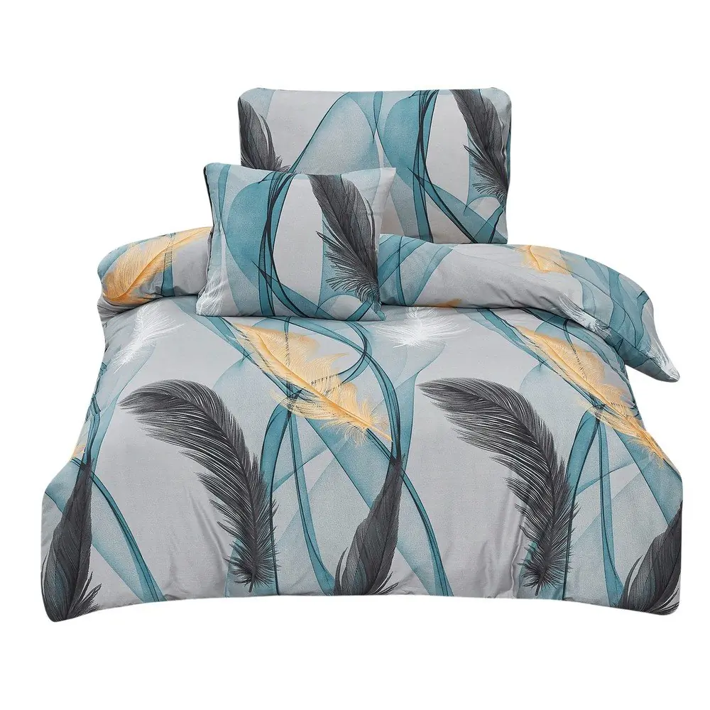 Lenjerie de pat din microsatin pentru pat de o persoană cu 3 piese 140x200 cm Melissa – My House