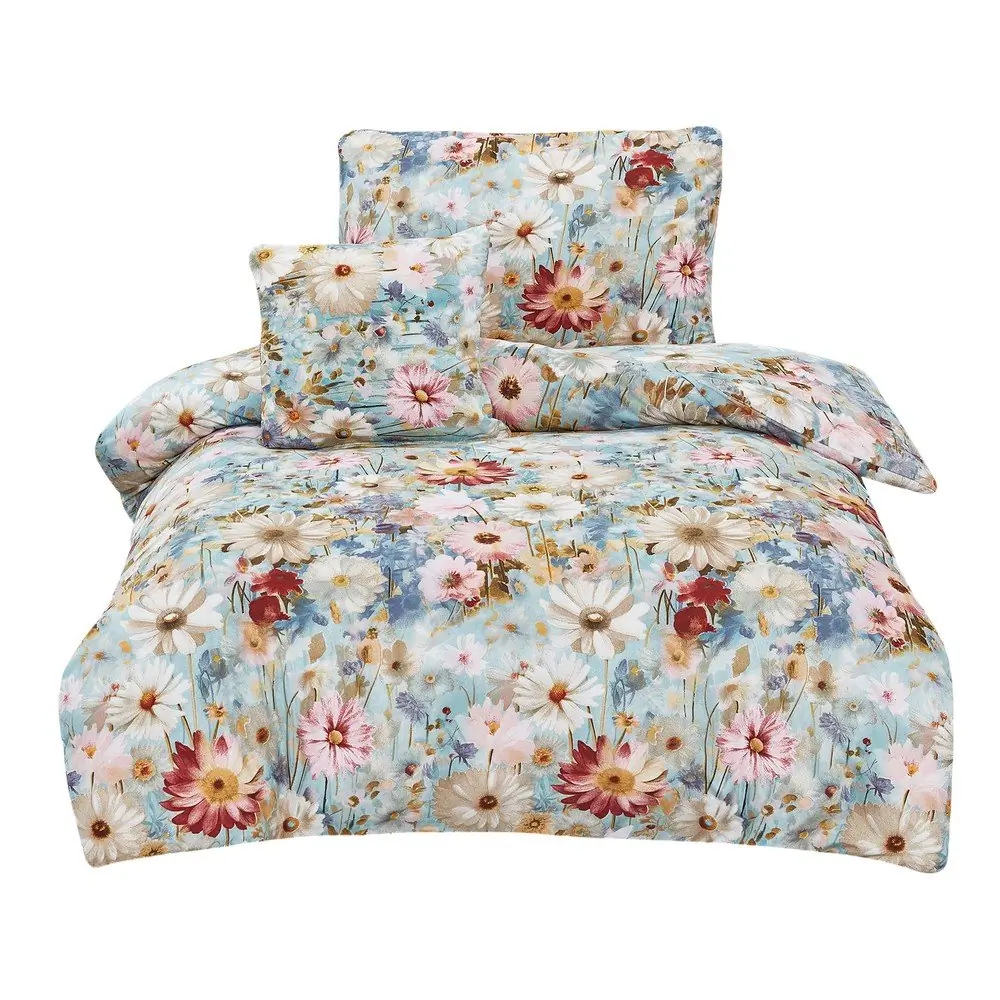 Lenjerie de pat din microsatin pentru pat de o persoană cu 3 piese 140x200 cm Rachel – My House