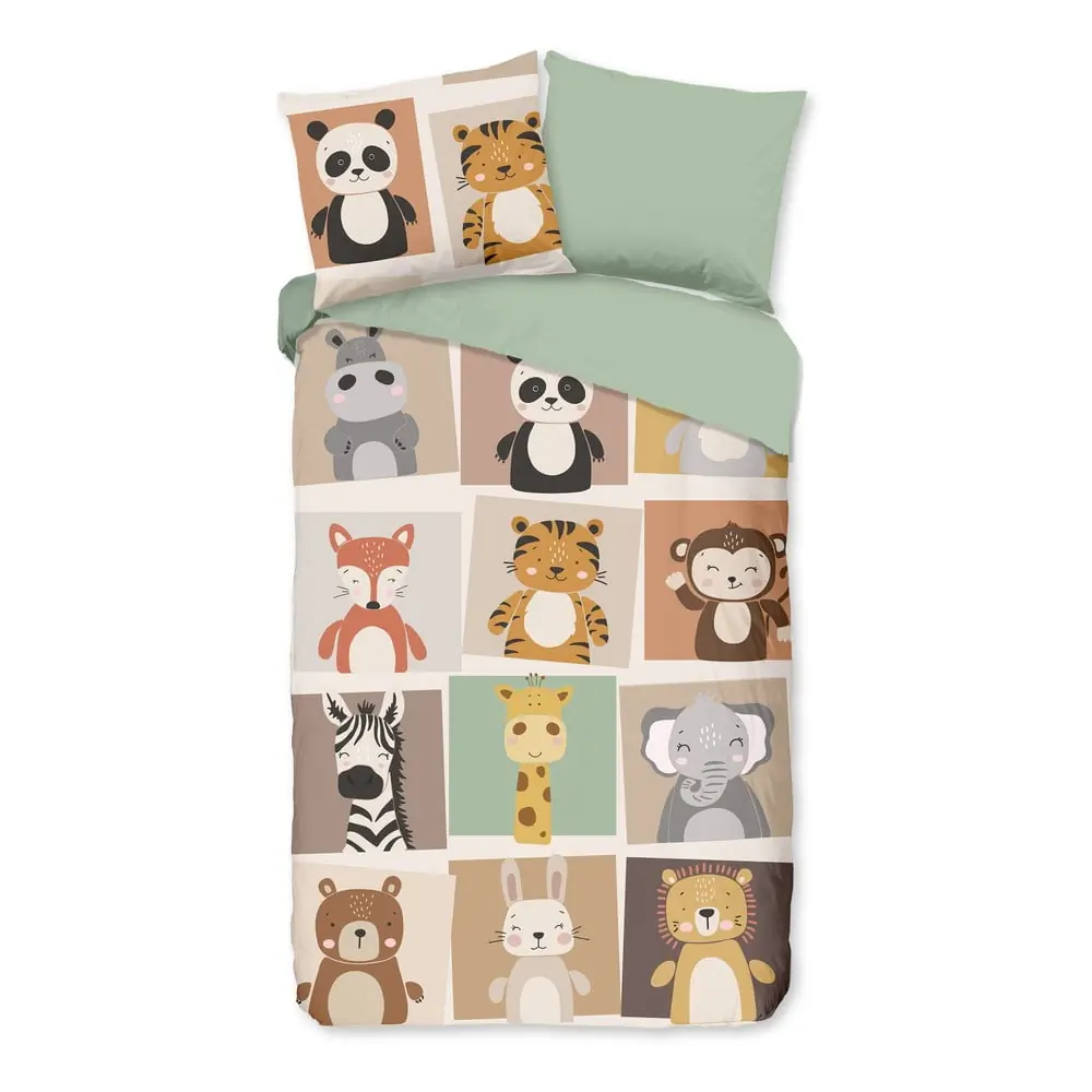 Lenjerie de pat pentru copii din microfibră pentru pat de o persoană, extinsă 140x220 cm Ranger – Good Morning