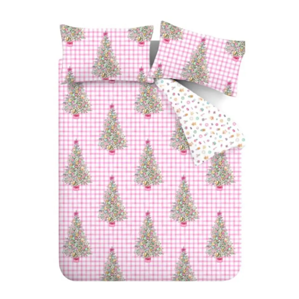 Lenjerie de pat roz pentru pat de o persoană 135x200 cm Sweets and Treats – Catherine Lansfield