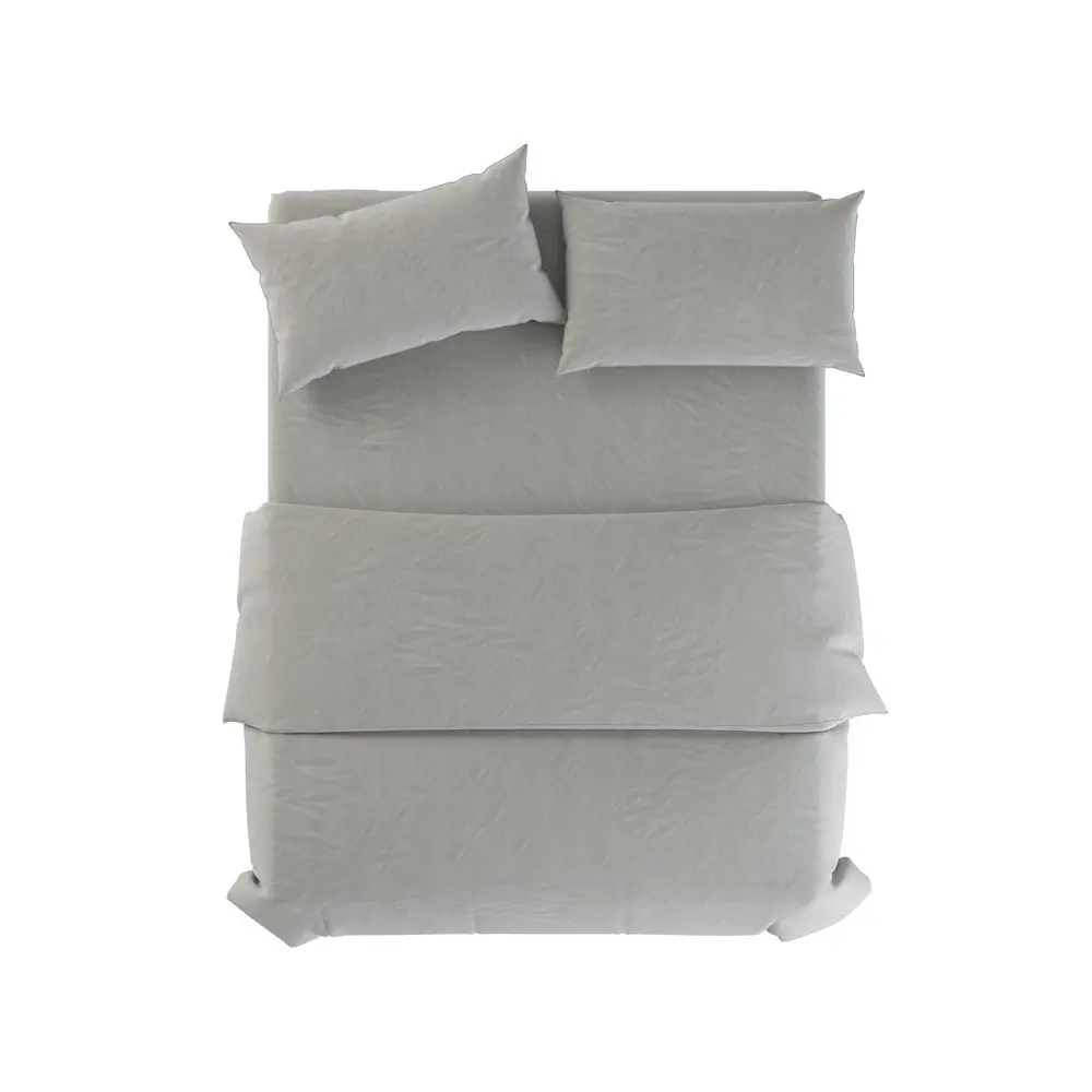 Lenjerie de pat verde prăfuit din in pentru pat dublu 200x200 cm Stone – Native Natural