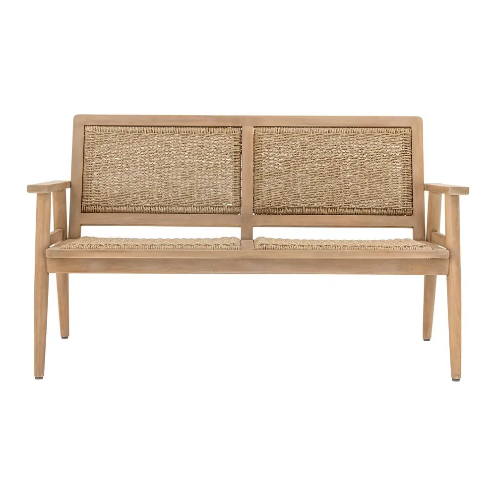 Canapea de grădină în culoare naturală din lemn masiv Sorrento – Bloomingville