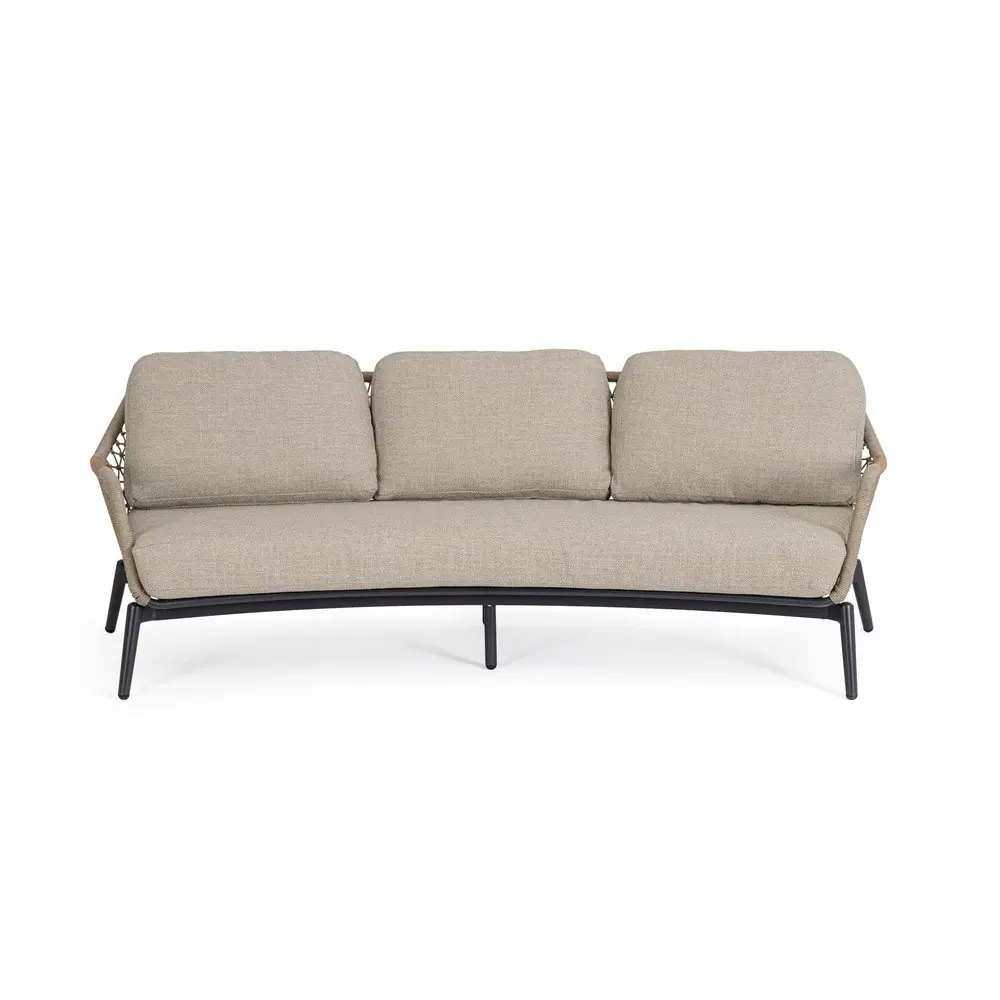 Canapea de grădină maro deschis din lemn de acacia Eulero – Bizzotto