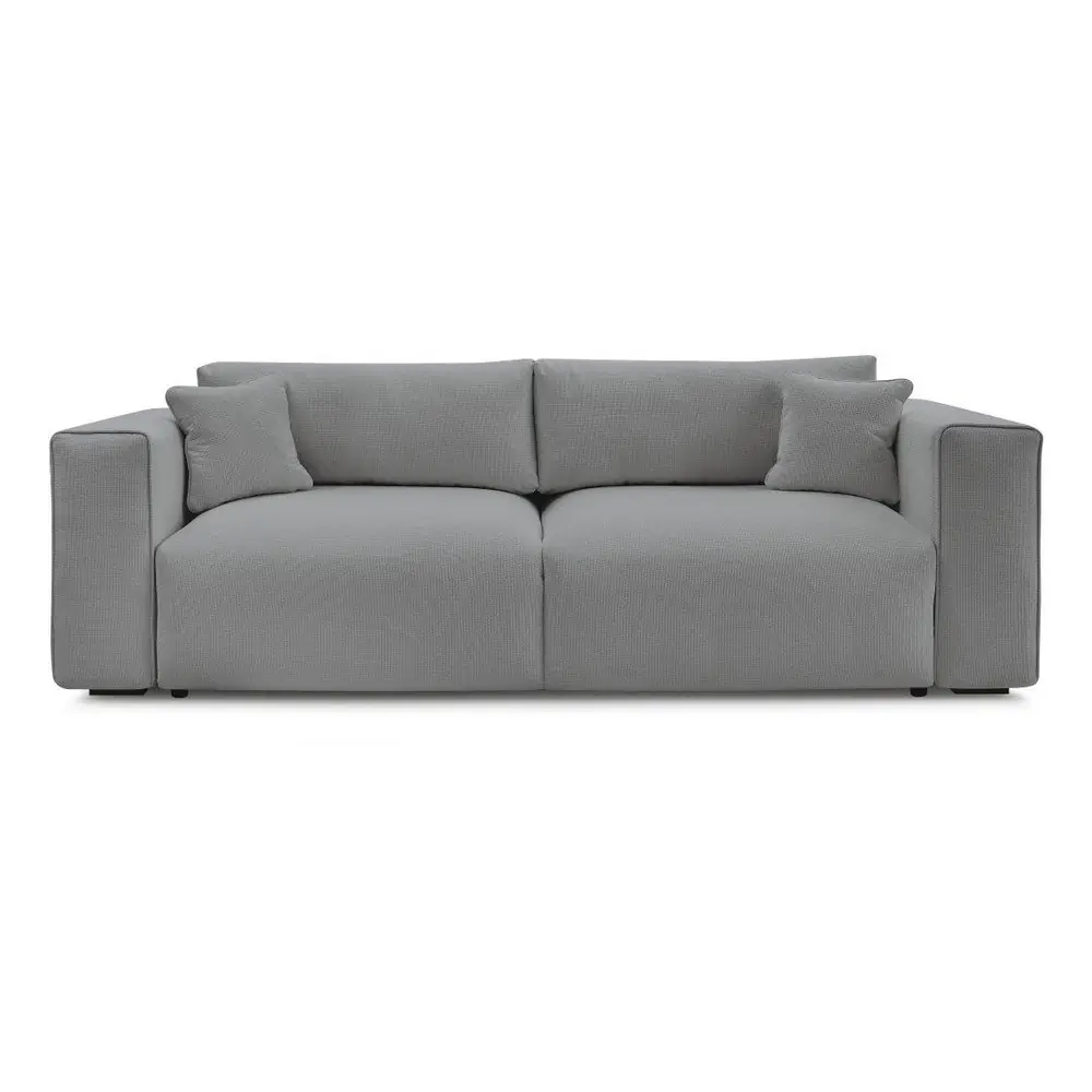 Canapea gri extensibilă/cu spațiu de depozitare 265 cm Ezechiel – Bobochic Paris