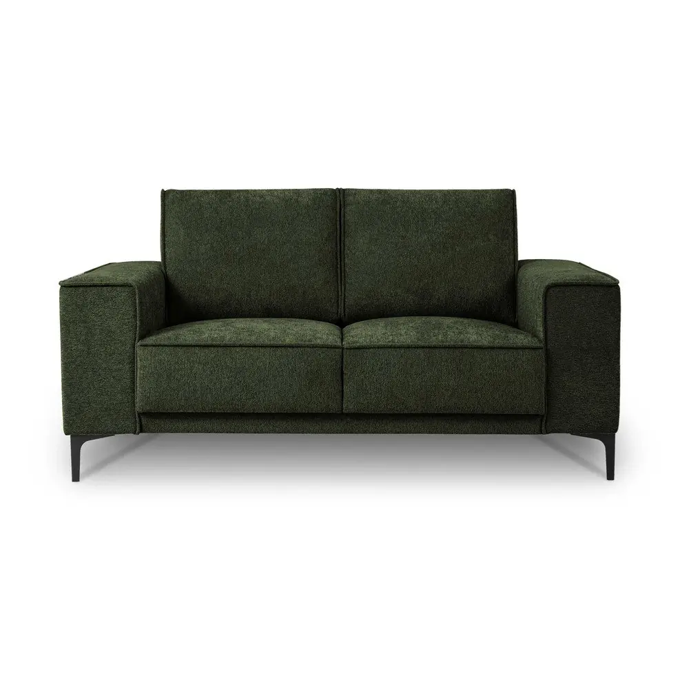 Canapea verde cu tapițerie din chenille 164 cm Copenhagen – Scandic