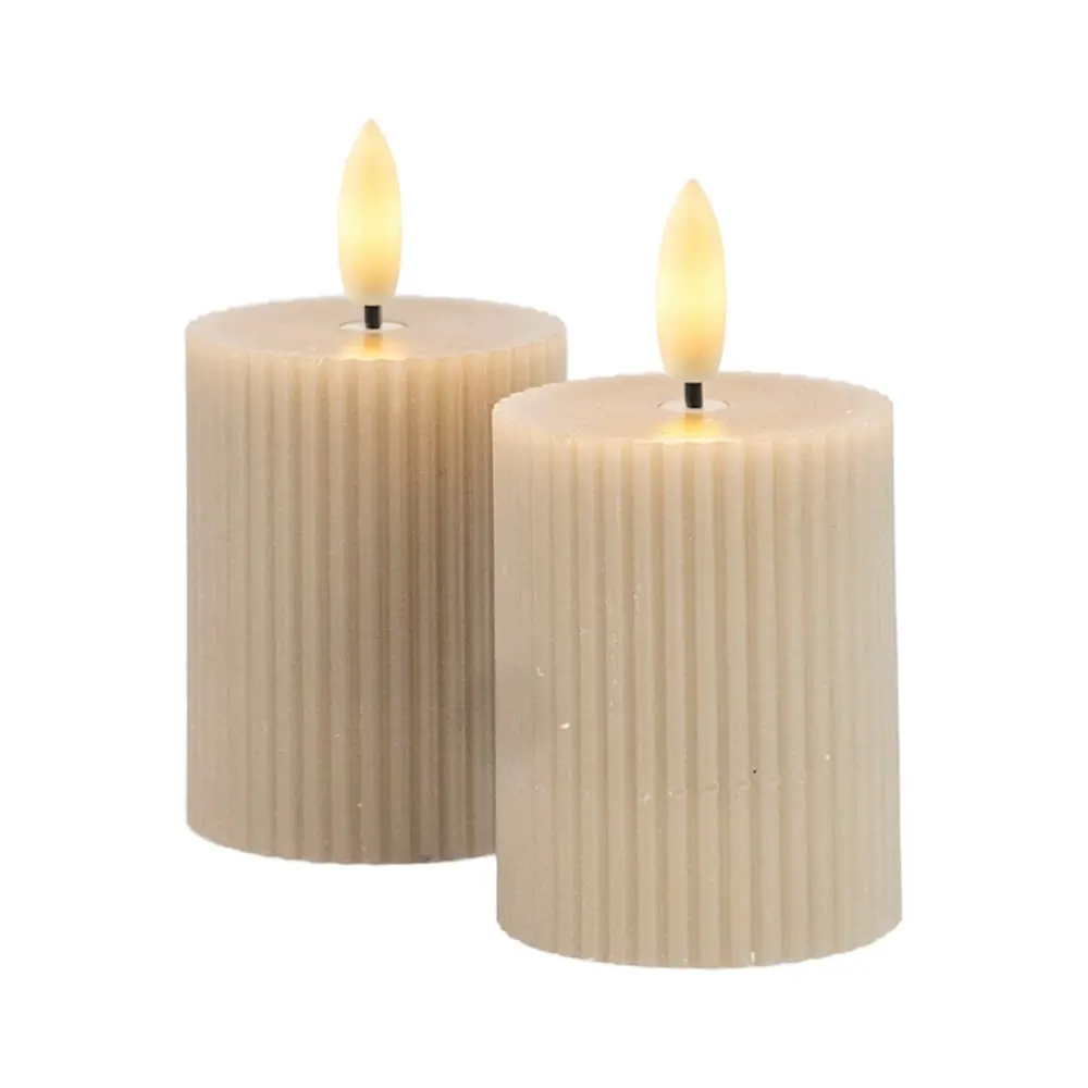 Decorațiuni luminoase gri 2 buc. Smilla – Sirius