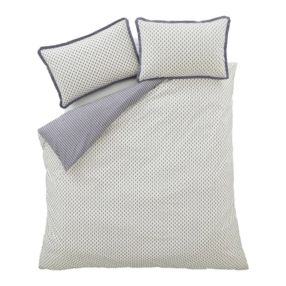 Lenjerie de pat din bumbac percal pentru pat dublu/extinsă cu 3 piese 230x220 cm Amelie – Bianca