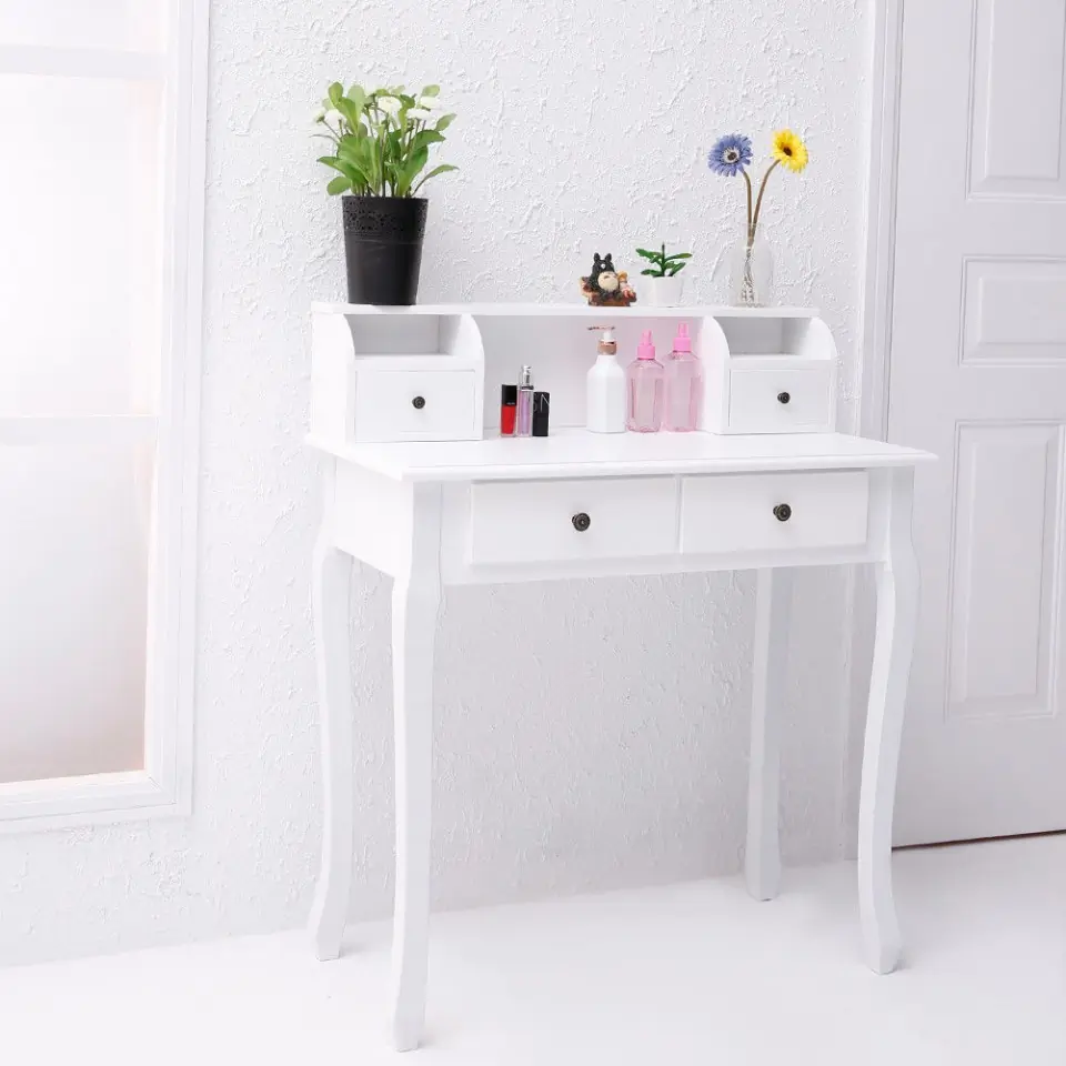 MAA7 - Masa Alba Toaleta 4 Sertare - Machiaj, Masuta Cosmetica