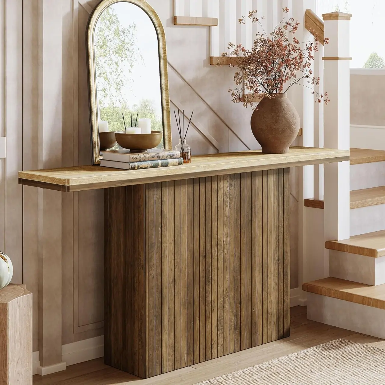 MAM19 - Masa Consola, 160 cm, masuta hol, living, dining, dormitor - Maro