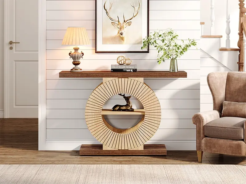 MAM23 - Masa Consola, 100 cm, masuta hol, living, dining, dormitor - Maro