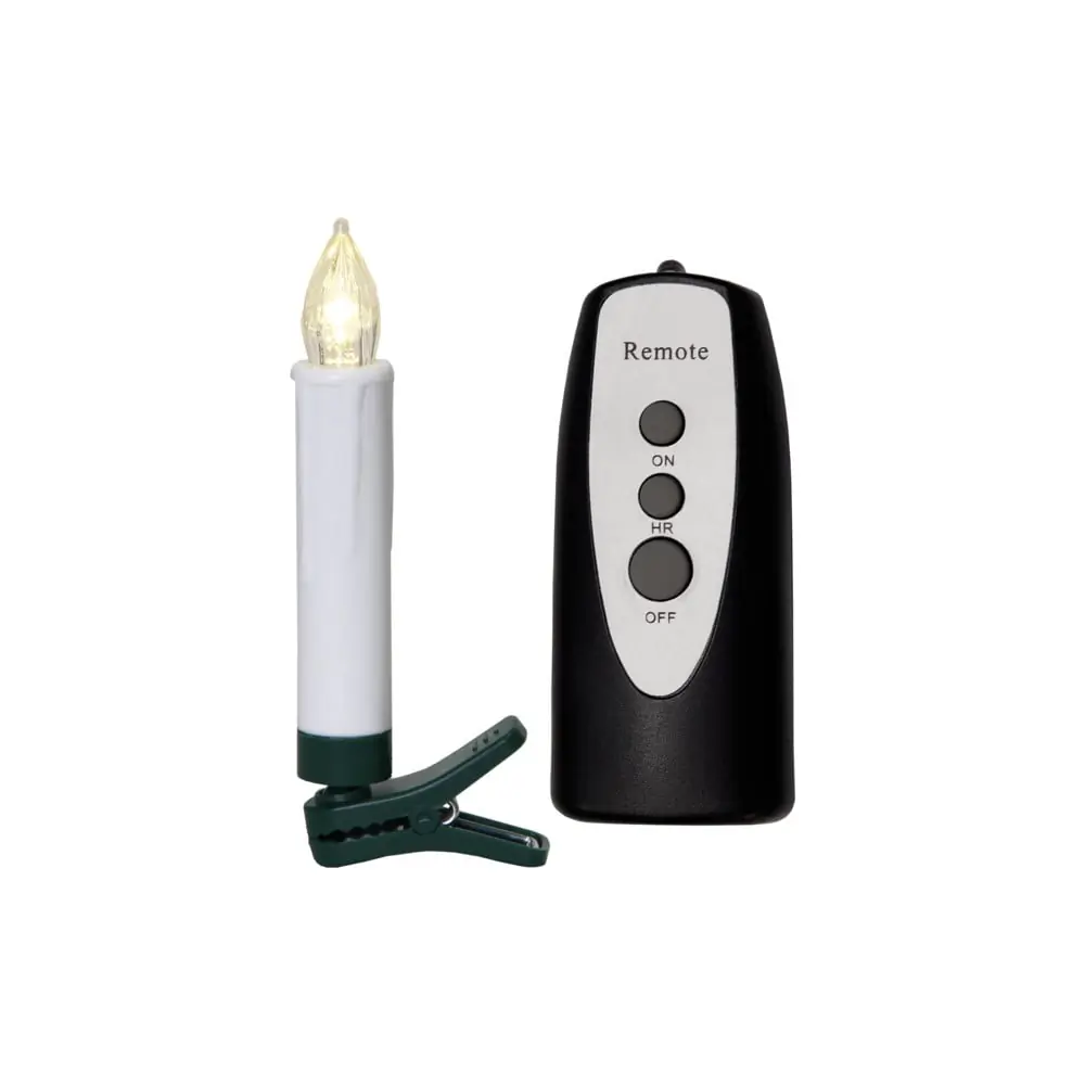 Set de 10 lumânări LED cu telecomandă Star Trading Shaft, înălțime 13,5 cm
