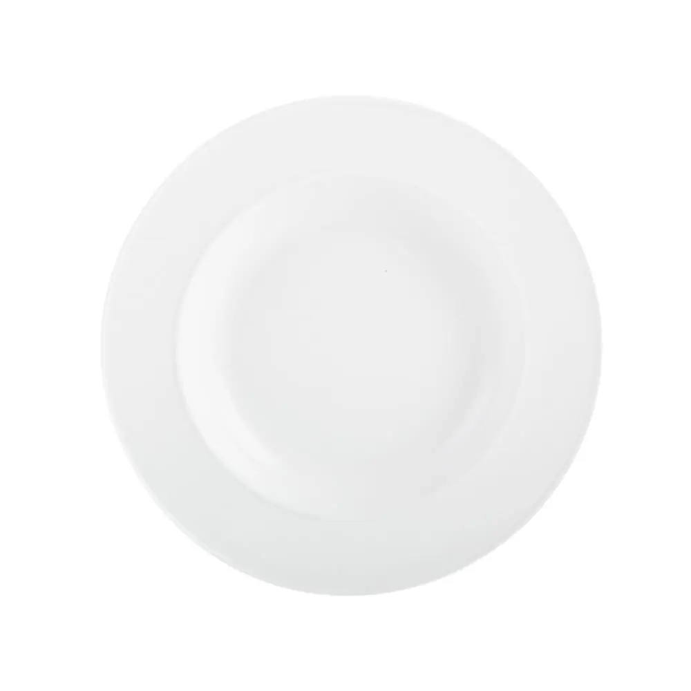 Farfurie adâncă din porțelan alb Mikasa Ridget, ø 30 cm