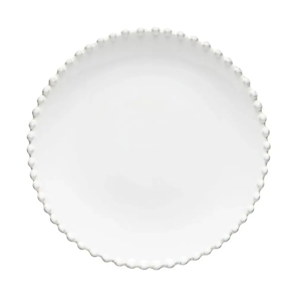 Farfurie desert din gresie ceramică Costa Nova Pearl, ⌀ 22 cm, alb
