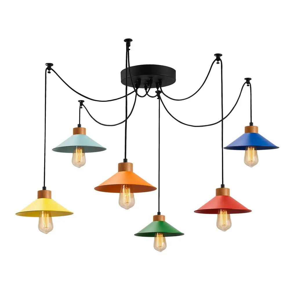 Lustră cu abajur din metal ø 114 cm Manavgat – Opviq lights