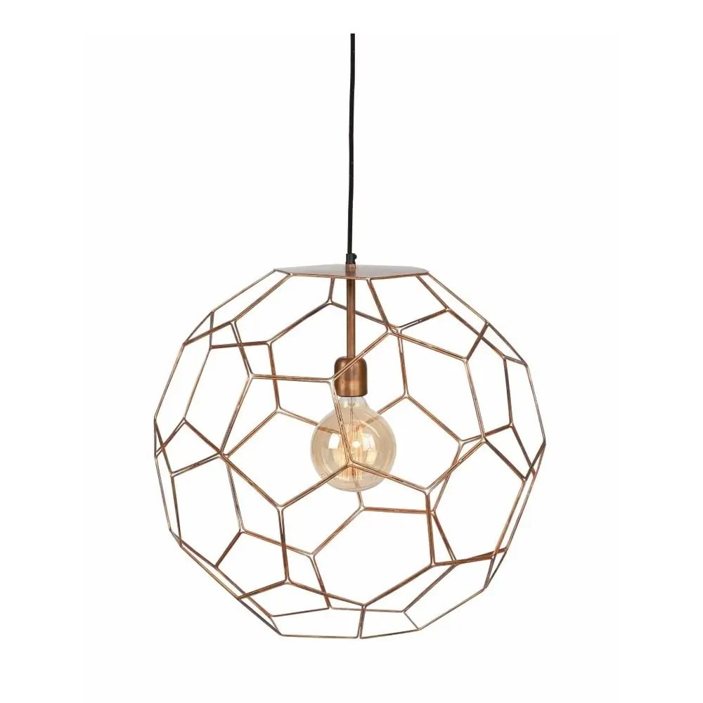 Lustră maro cu abajur din metal ø 34 cm Marrakesh – it's about RoMi