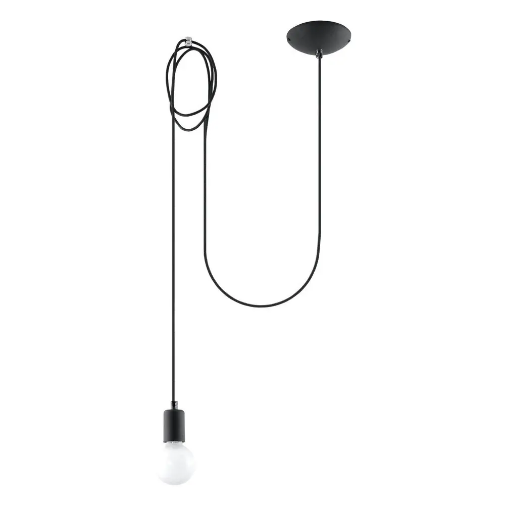 Lustră neagră Spider – Sollux