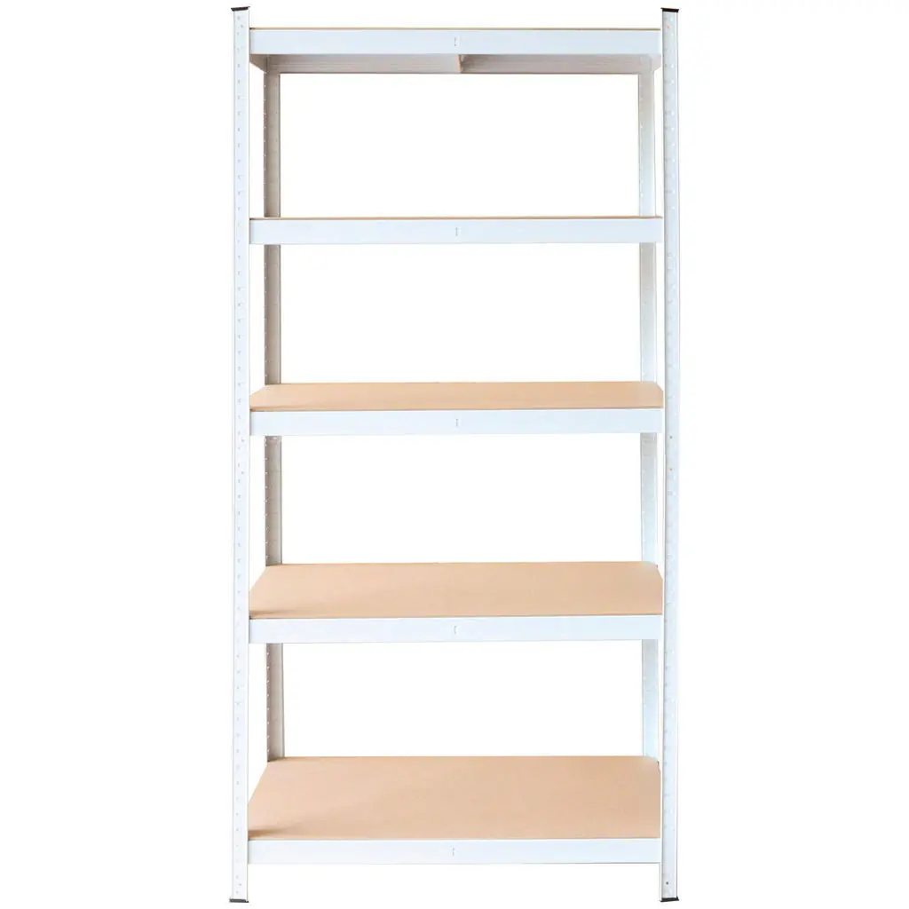 Raft Pentru Sarcini Grele din metal, material pe bază de lemn, alb