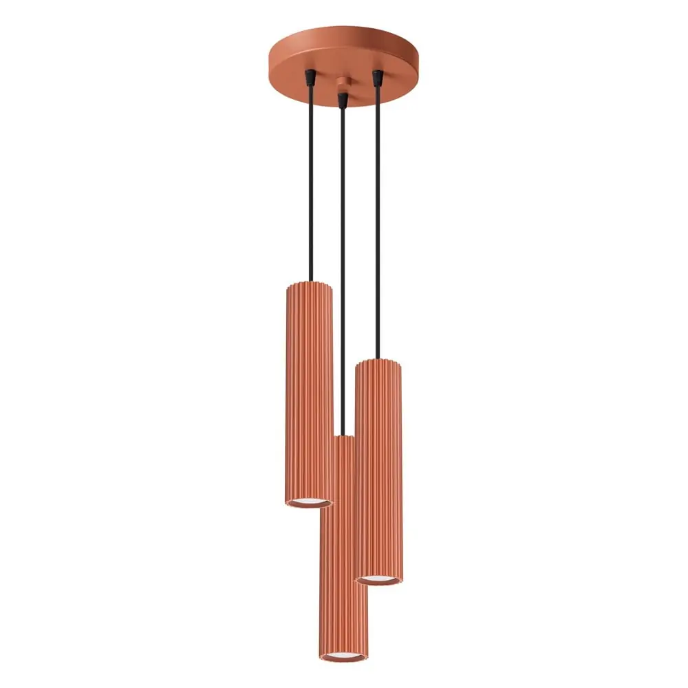 Lustră cărămizie ø 19,5 cm Gleam – Sollux