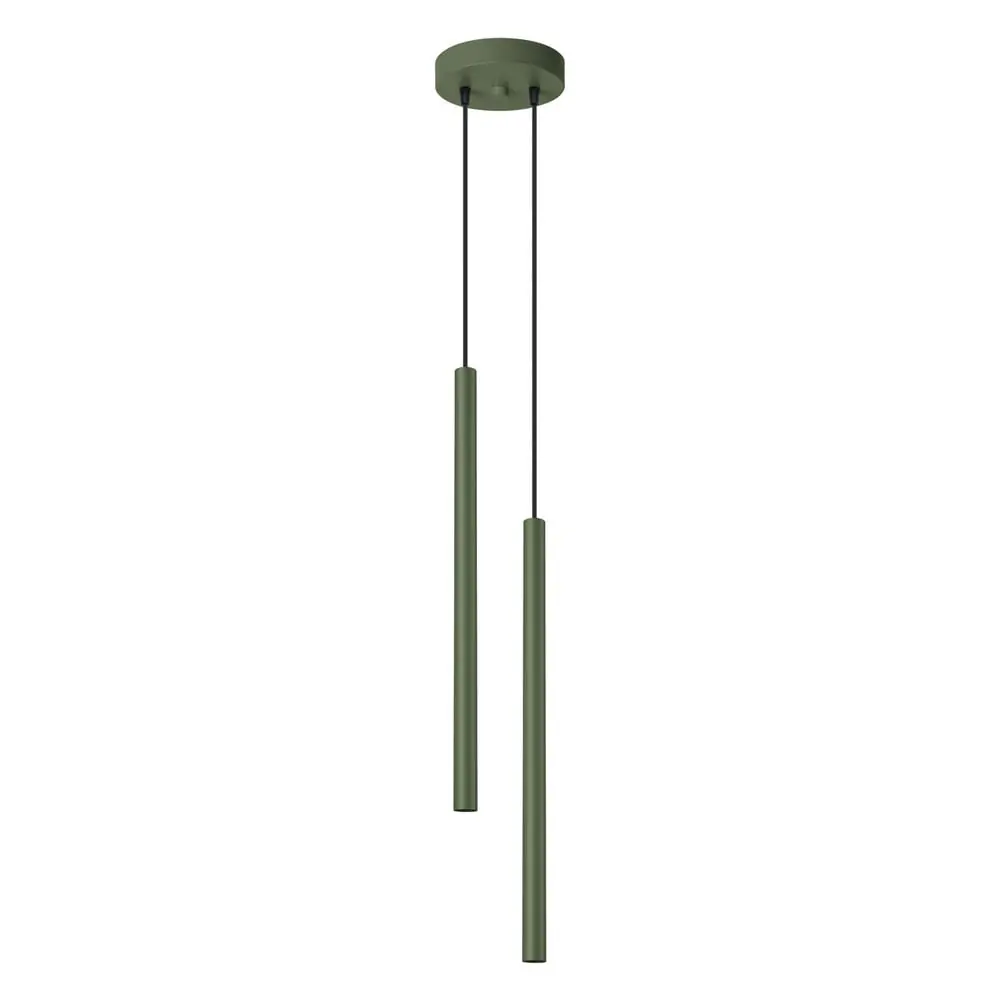 Lustră verde ø 15 cm Fideus – Sollux