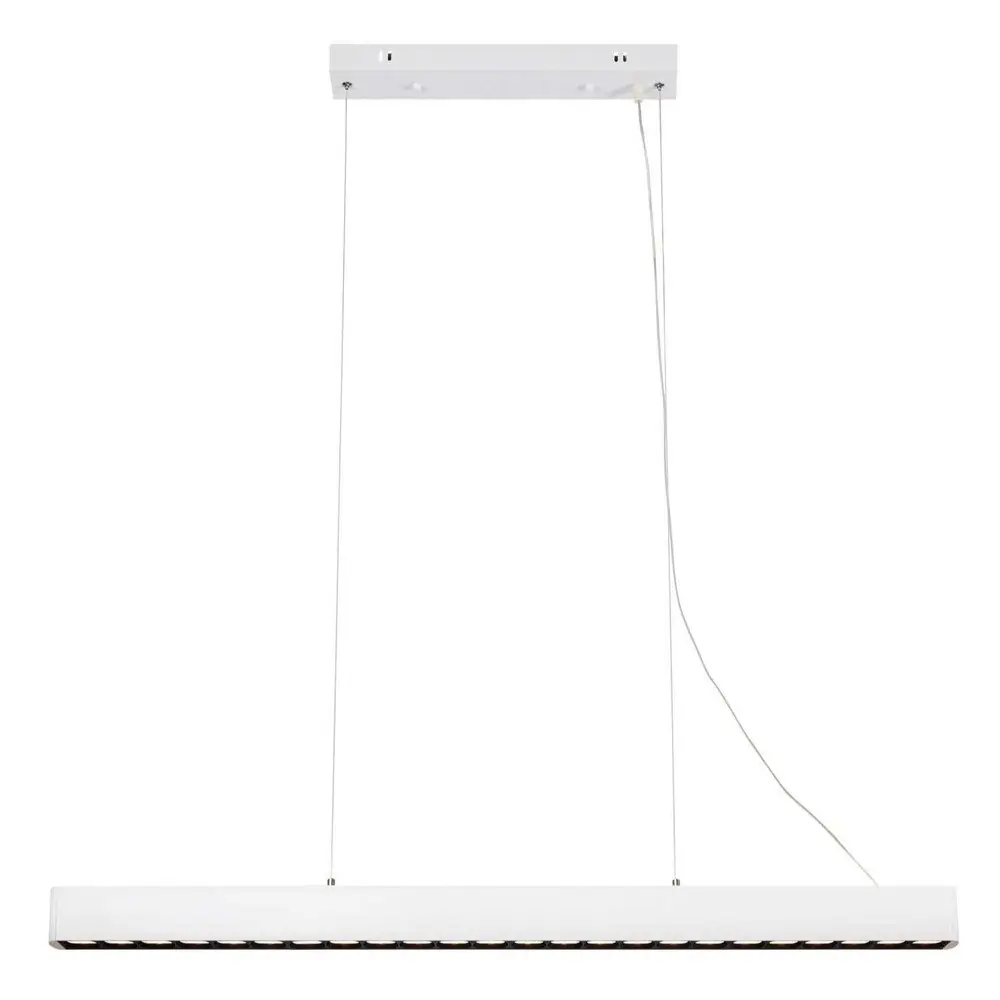 Lustră albă LED cu abajur din metal Plano – Markslöjd