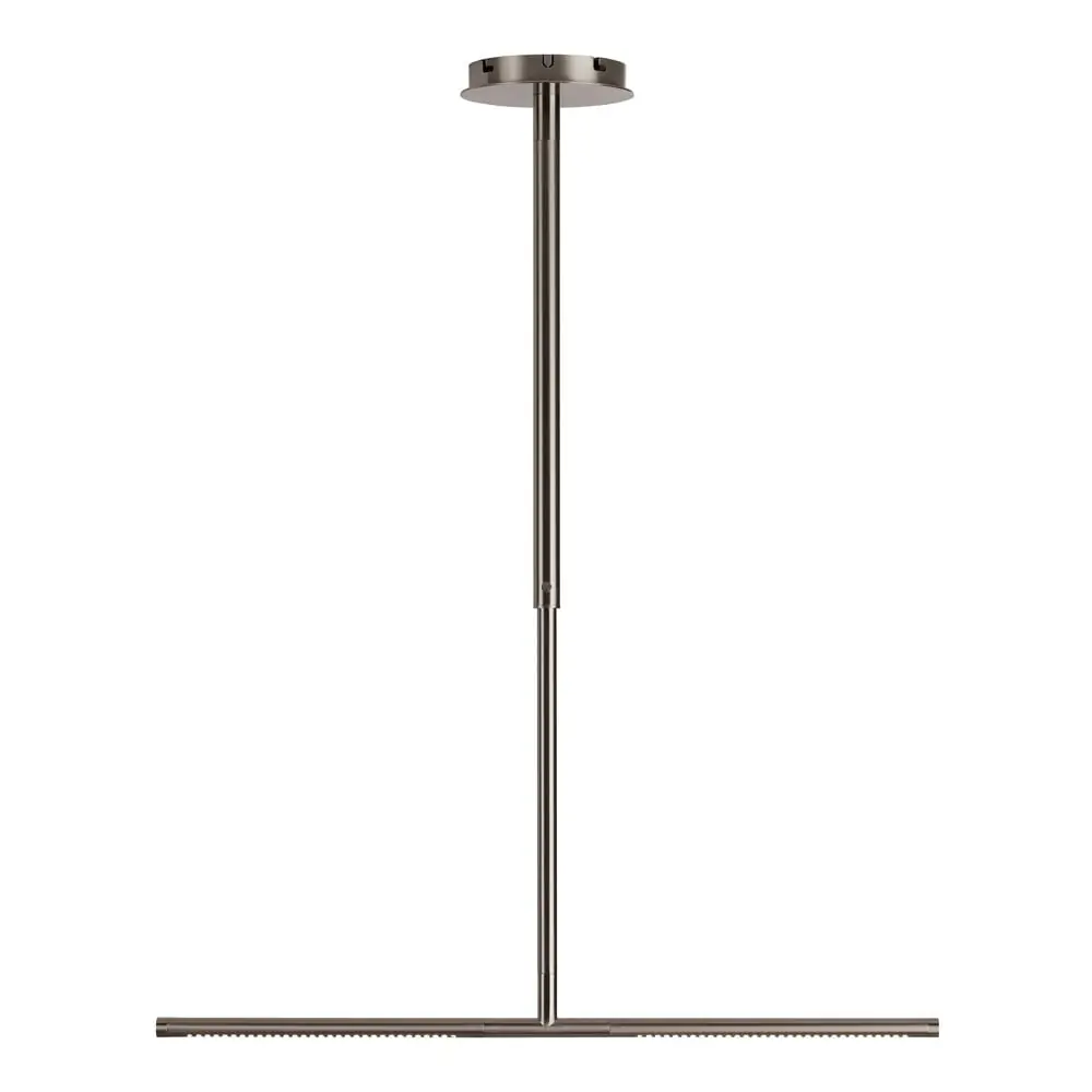 Lustră argintie LED din metal cu abajur din metal Omni Ceiling – UMAGE