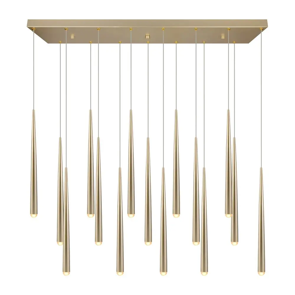 Lustră aurie LED Cala – Trio Select