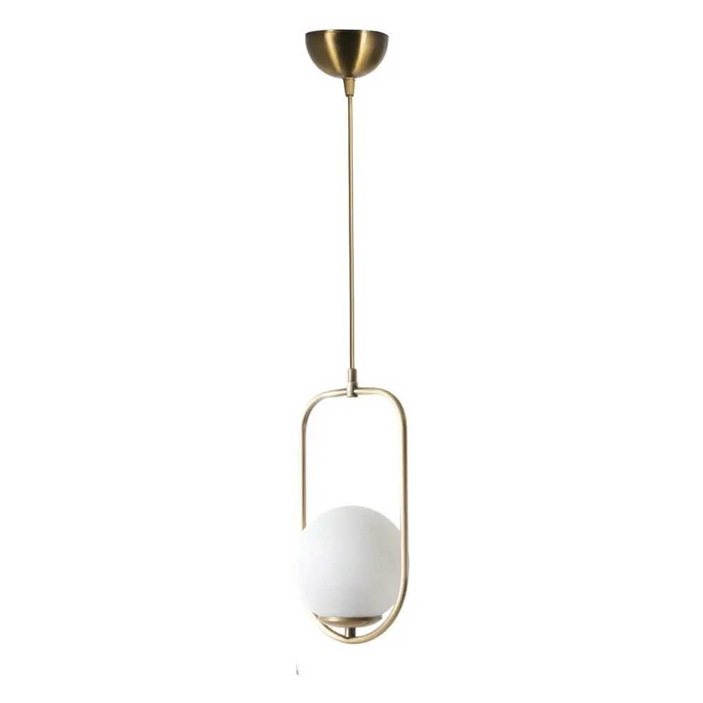 Lustră cu abajur din metal ø 18 cm Ahu – Opviq lights