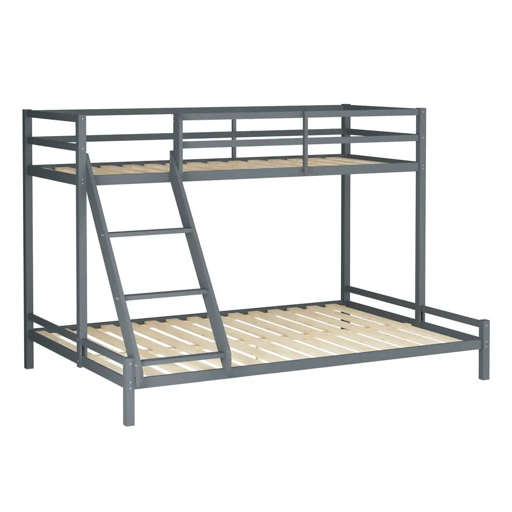 Pat supraetajat din lemn de pin Støraa Alpi23, gri