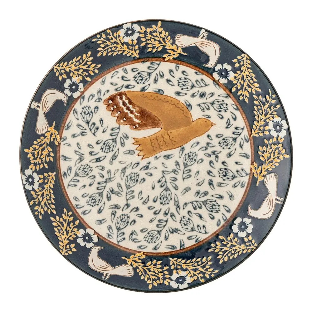 Farfurie albastră pentru desert din gresie ø 16 cm Hezha – Bloomingville