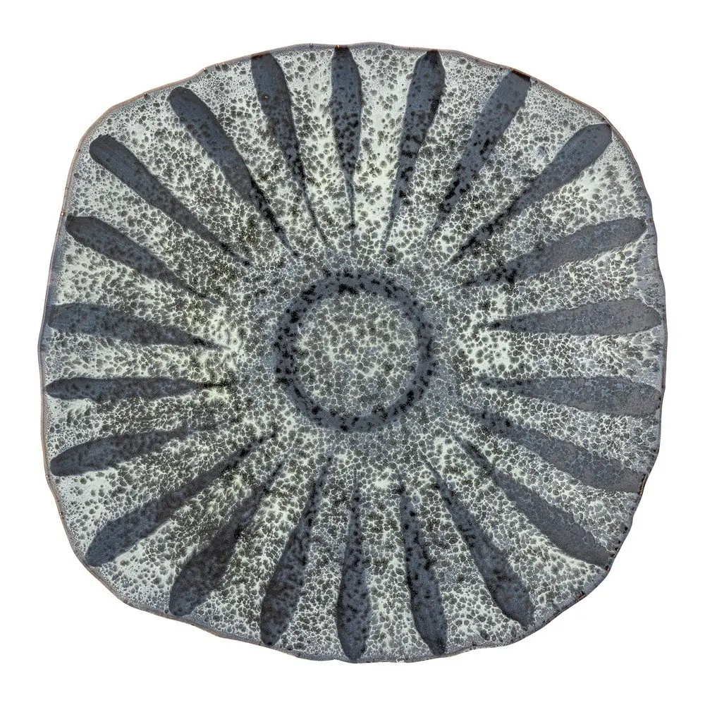 Farfurie gri pentru servire din gresie ø 32 cm Ramie – Bloomingville