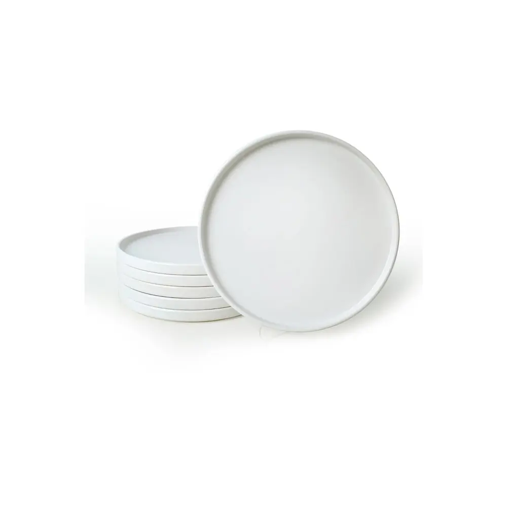 Farfurii albe 6 buc. din ceramică ø 27 cm – Hermia