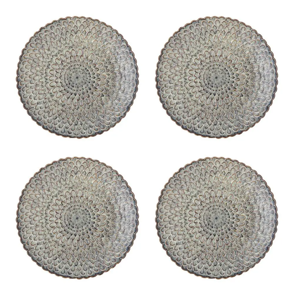 Farfurii gri 4 buc. din gresie ø 26,5 cm Katrina – Bloomingville