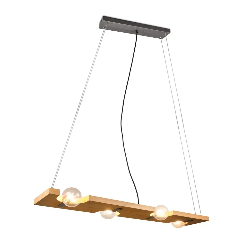 Lustră în culoare naturală Tailor – Trio